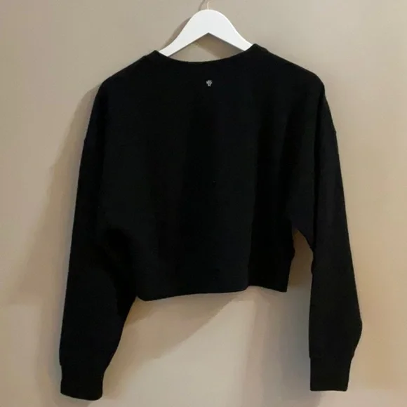 AS Revival black long sleeve cropped sweatshirt - Picture 4 of 7